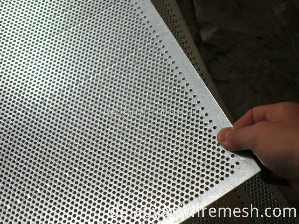 Perforatiertes Metallgitter aus rostfreiem Stahl
